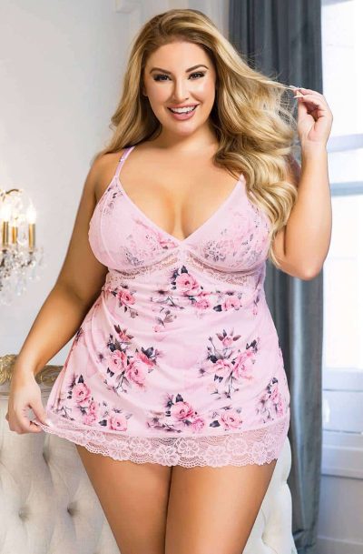 Accueil 14 La nuisette Gorgeous Naria est délicate avec son mélange de dentelle stretch florale et son tissu doux et confortable aux motifs floraux anglais. Elle offre confort et délicatesse pour vos nuits et pour le charme discret et subtil. Elle se décline en motifs fleuris en rose tendre ou noir profond. La nuisette Gorgeous Naria est adaptée pour vos nuits douces, ou torrides... Elle convient à quasiment toutes les morphologies.