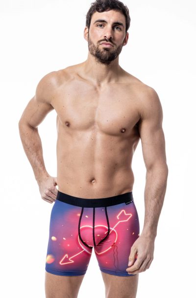 Accueil 19 boxer Heart Loic Henry, lingerie pour homme de sport