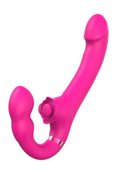Vibromasseur ROSEA Strap-on Triple Action Tlcommand