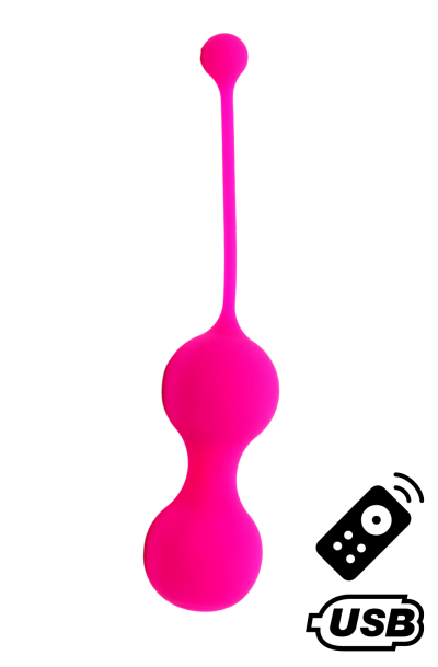 MINA Rose, Boules de Geisha en silicone mdical USB avec tlcommande