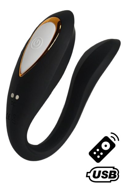 OSMOSE, stimulateur pour couple USB, double tte, avec tlcommande, en silicone mdical