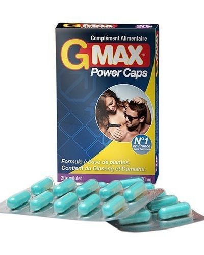 Gmax Power Caps Homme - 20 glules
