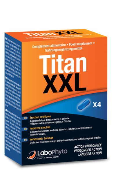 Titan XXL Homme - 4 comprims