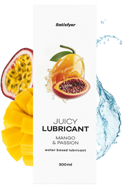 Lubrifiant à base d'eau Mangue et Passion 300 ml Satisfyer Contenance : 300 ml, Parfum : Mangue et Passion
