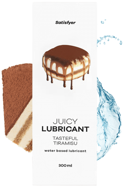 Lubrifiant à base d'eau Tiramisu savoureux 300 ml Satisfyer Contenance : 300 ml, Parfum : Tiramisu savoureux