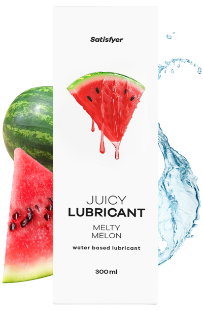 Lubrifiant à base d'eau Pastèque fondante 300 ml Satisfyer Contenance : 300 ml, Parfum : Pastèque fondante