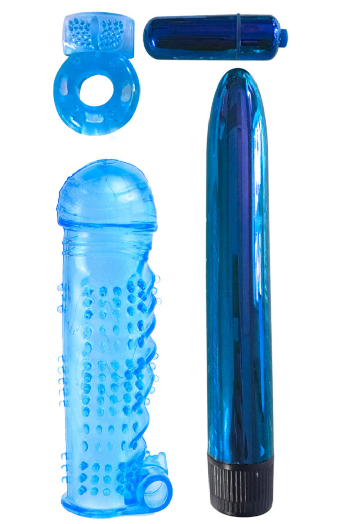Accueil 17 Coffret 4 sextoys bleu Classix Couleur : Bleu