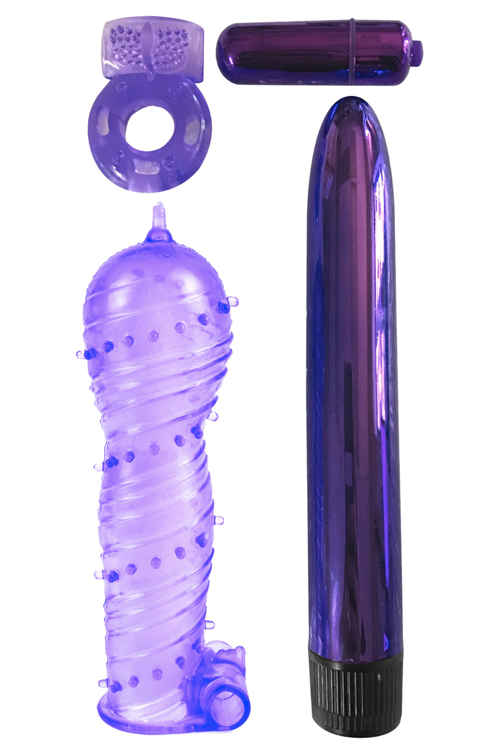 Coffret 4 sextoys violet Classix Couleur : Violet 1 Coffret 4 sextoys violet Classix Couleur : Violet