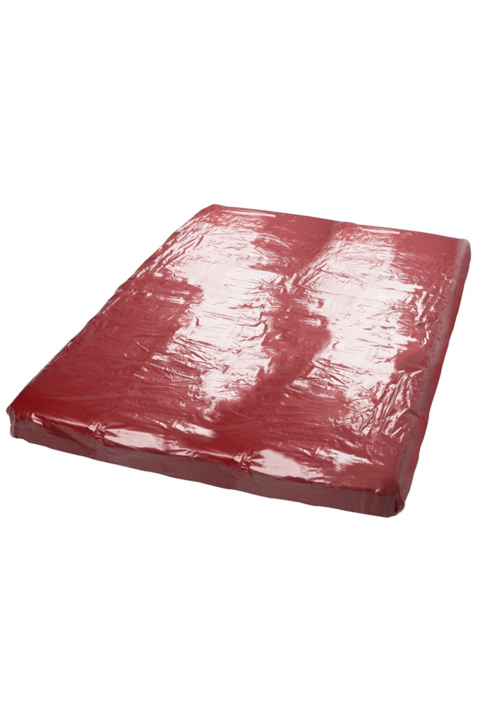 Accueil 13 Drap de lit en vinyle rouge 200 x 230 cm Couleur : Rouge bordeaux