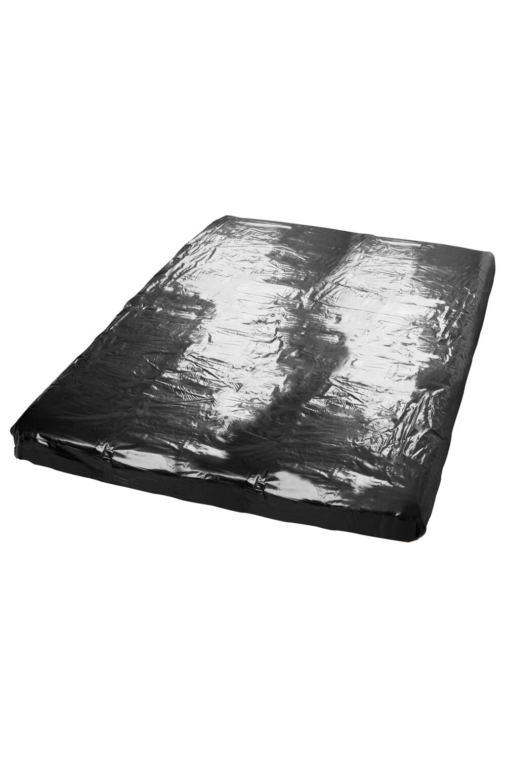 Drap de lit en vinyle noir 200 x 230 cm Couleur : Noir 1 Drap de lit en vinyle noir 200 x 230 cm Couleur : Noir