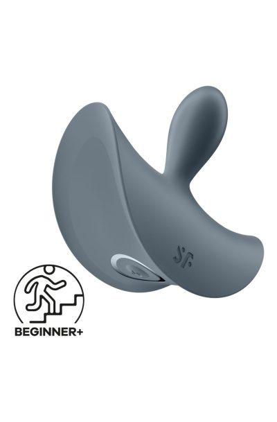 Vibromasseur anal unisexe gris Booty Absolute Beginners 2 Satisfyer Couleur : Gris