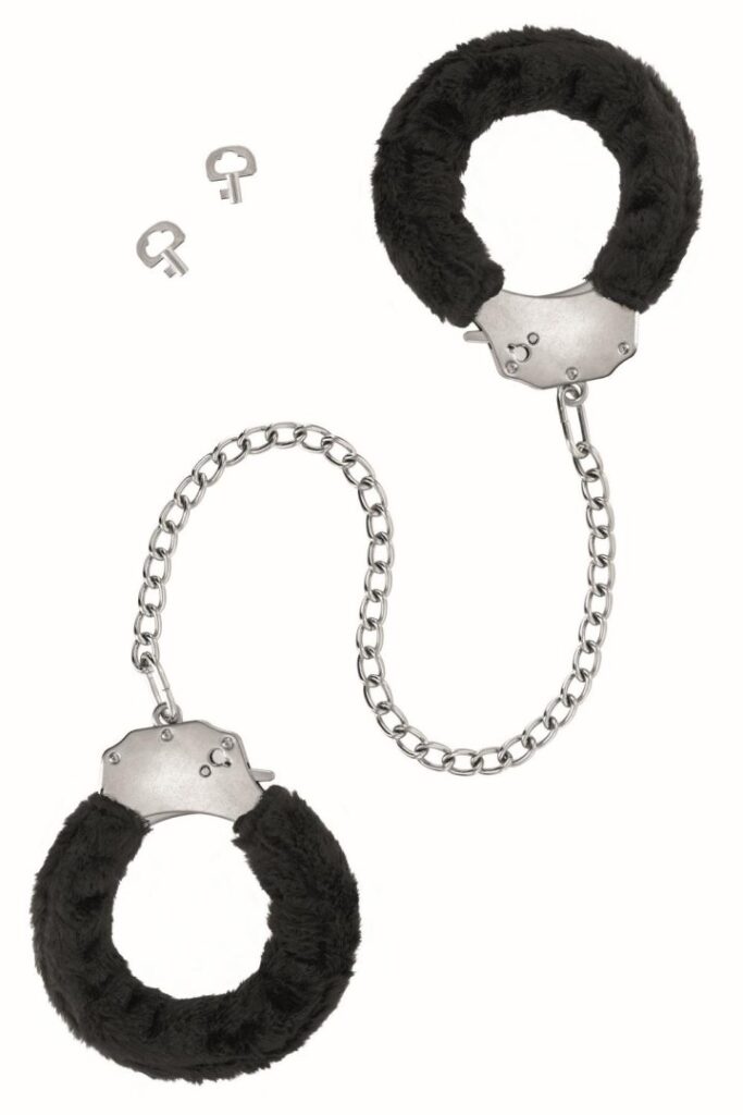 Accueil 15 Menottes pour chevilles avec fourrure pour débutant Couleur : Noir
