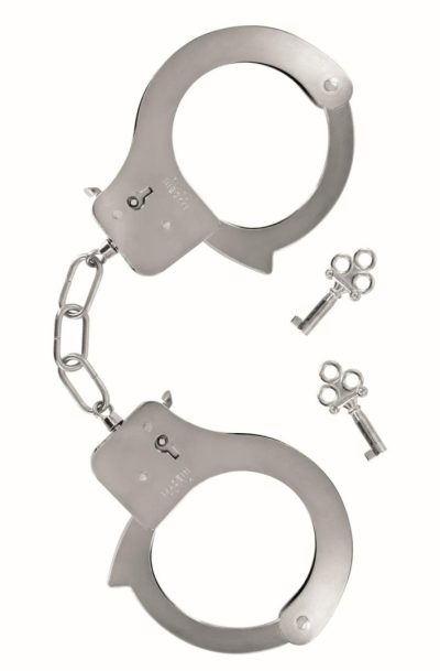Menottes pour poignet en métal avec 2 clefs pour utilisateurs confirmés Couleur : Gris
