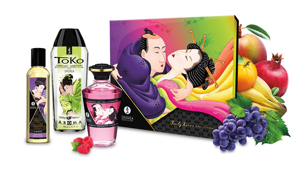Coffret Baisers Fruités Shunga 3 produits Taille : TU 1 Coffret Baisers Fruités Shunga 3 produits Taille : TU