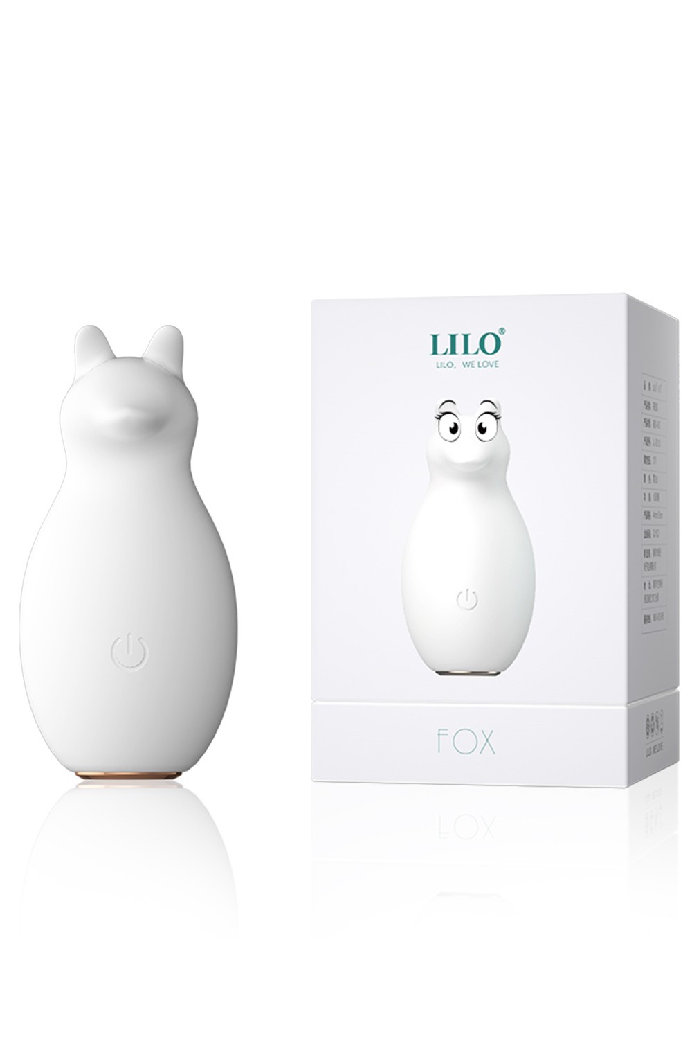 Stimulateur multifonction USB Renard Couleur : Blanc 1 Stimulateur multifonction USB Renard Couleur : Blanc