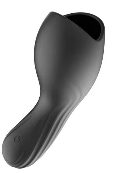Accueil 19 Masturbateur noir USB, 10 modes de vibration Couleur : Noir