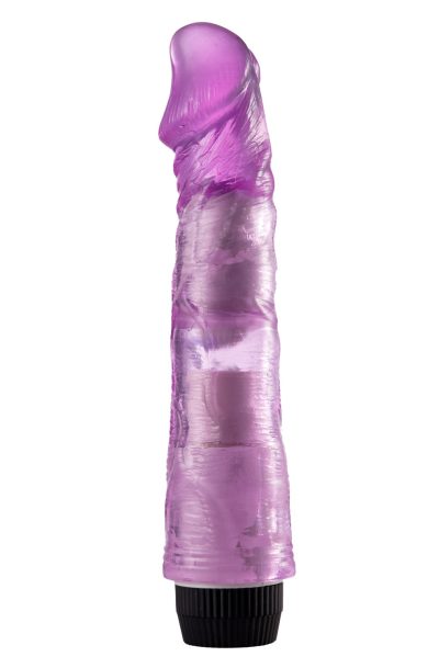 Accueil 19 Vibromasseur 20 cm Jelly violet avec Picots Couleur : Violet