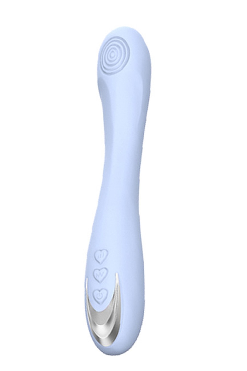 Vibromasseur silicone 10 modes de vibration USB bleu Couleur : Bleu 1 Vibromasseur silicone 10 modes de vibration USB bleu Couleur : Bleu