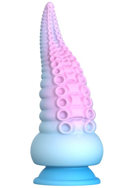 Gode ventouse tentacule Kraken 18 cm rose et bleu Couleur : Bleu/Rose