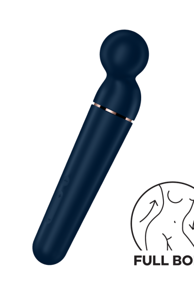 Accueil 18 Vibromasseur wand bleu USB 60 vibrations Planet Wand-er Satisfyer Couleur : Bleu