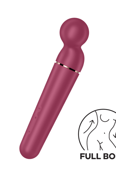 Accueil 15 Vibromasseur wand rouge USB 60 vibrations Planet Wand-er Satisfyer Couleur : Rouge