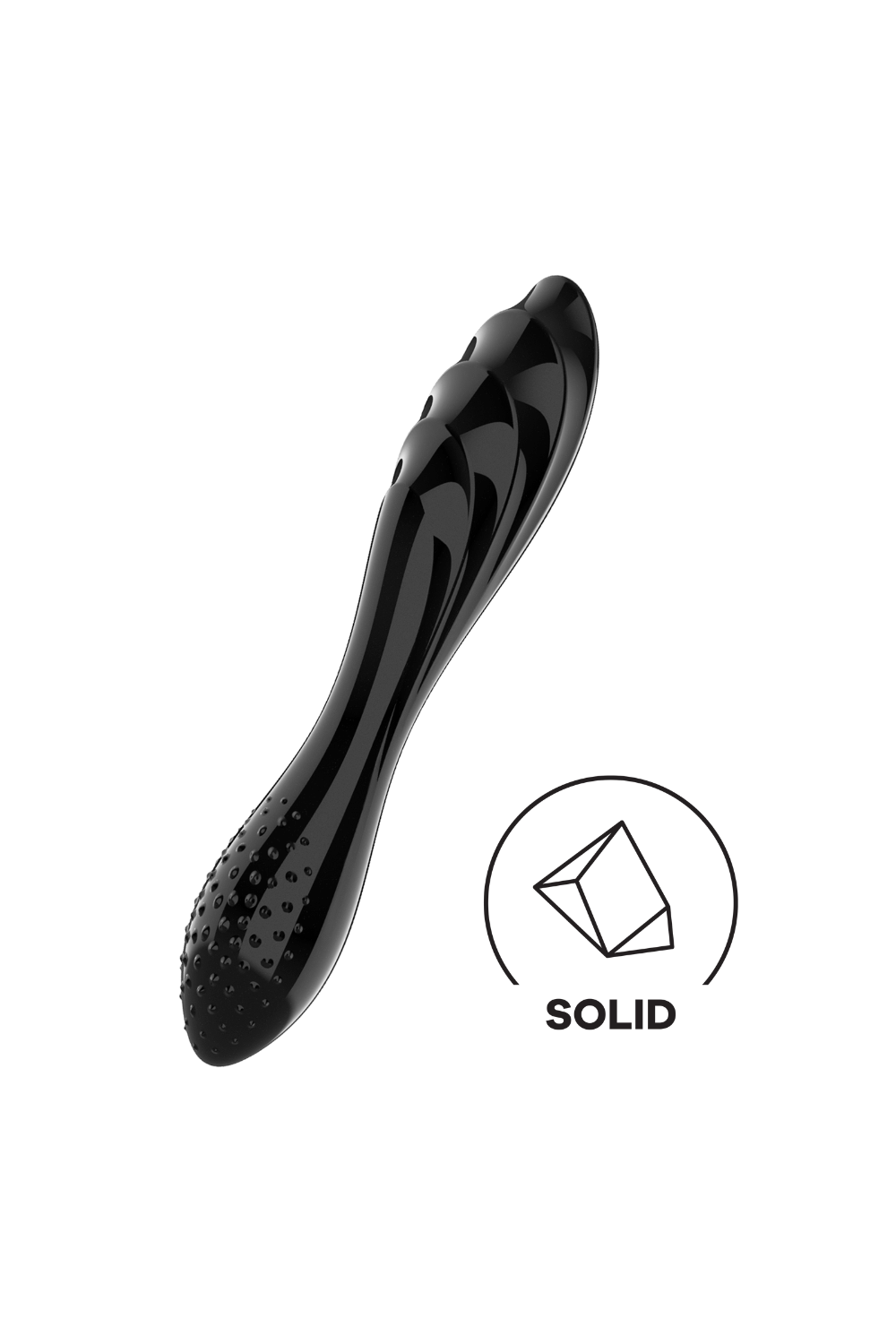 Gode en verre noir haute qualité Dazzling Crystal 1 Satisfyer Couleur : Noir 1 Gode en verre noir haute qualité Dazzling Crystal 1 Satisfyer Couleur : Noir