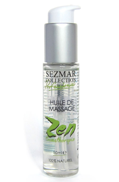 Huile de massage professionnelle ZEN 100% naturelle 50 ml Contenance : 50 ML