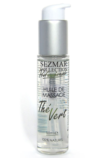 Huile de massage professionnelle Thé Vert 100% naturelle 50 ml Contenance : 50 ML