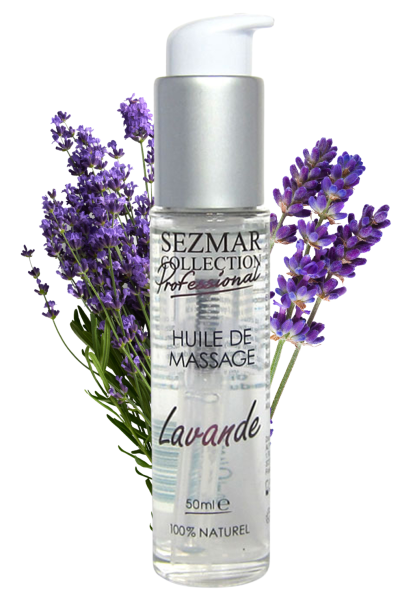 Huile de massage professionnelle Lavande 100% naturelle 50 ml Contenance : 50 ML