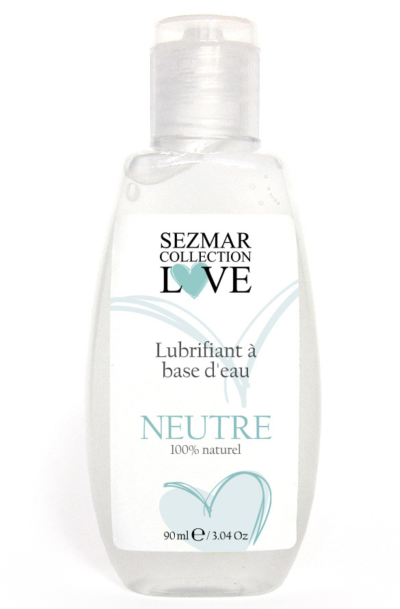 Lubrifiant à base d'eau 100% naturel Neutre 90 ml Contenance : 90 ML, Parfum : Neutre