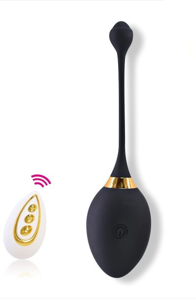 Accueil 14 Œuf vibrant noir télécommandé USB noir Couleur : Noir