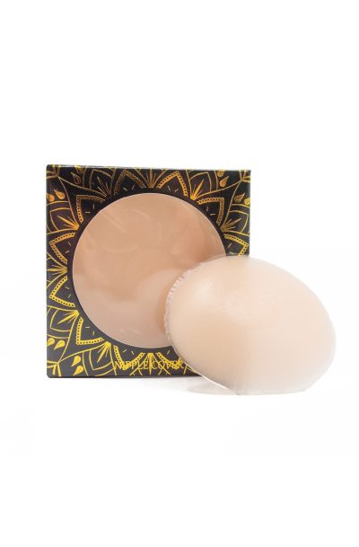 Nipple silicone chair Cache tétons rond Couleur : Chair