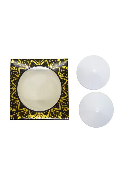 Nipple Métal blanc Cache tétons cône Couleur : Blanc