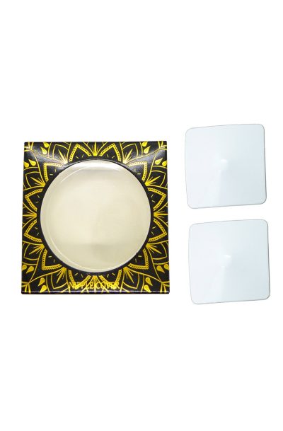 Nipple Métal blanc Cache tétons carré Couleur : Blanc