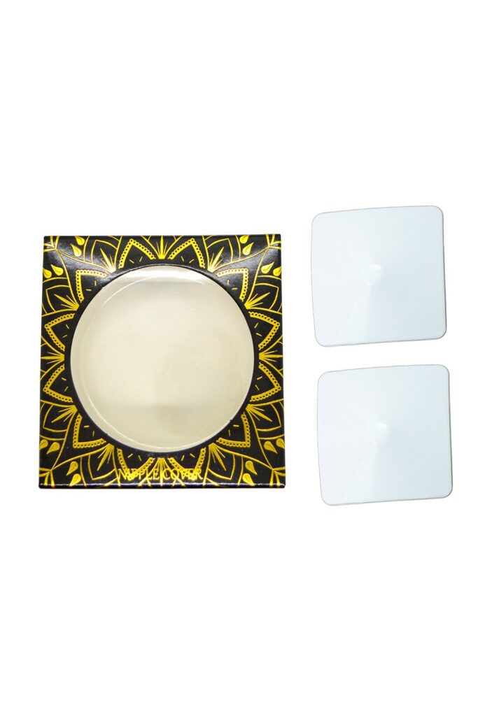 Accueil 10 Nipple Métal blanc Cache tétons carré Couleur : Blanc