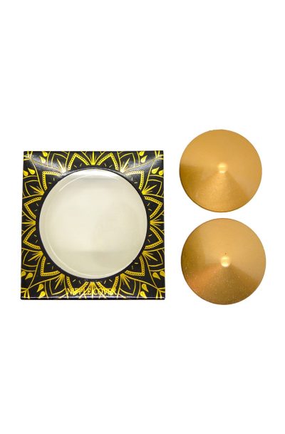 Accueil 19 Nipple Métal doré Cache tétons cône Couleur : Doré