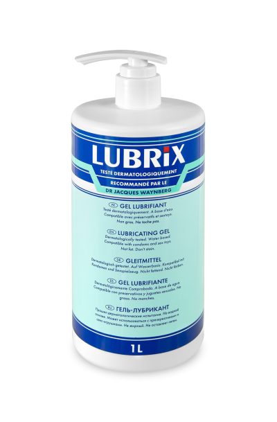 Gel lubrifiant 1 litre à base d'eau Lubrix Contenance : 1000 ml
