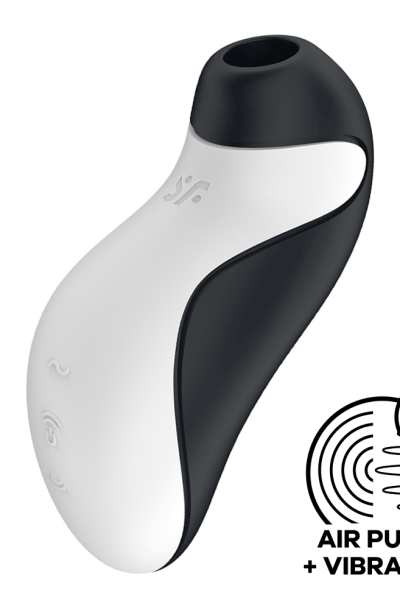 Stimulateur de clitoris ORCA USB Satisfyer Couleur : Noir/Blanc