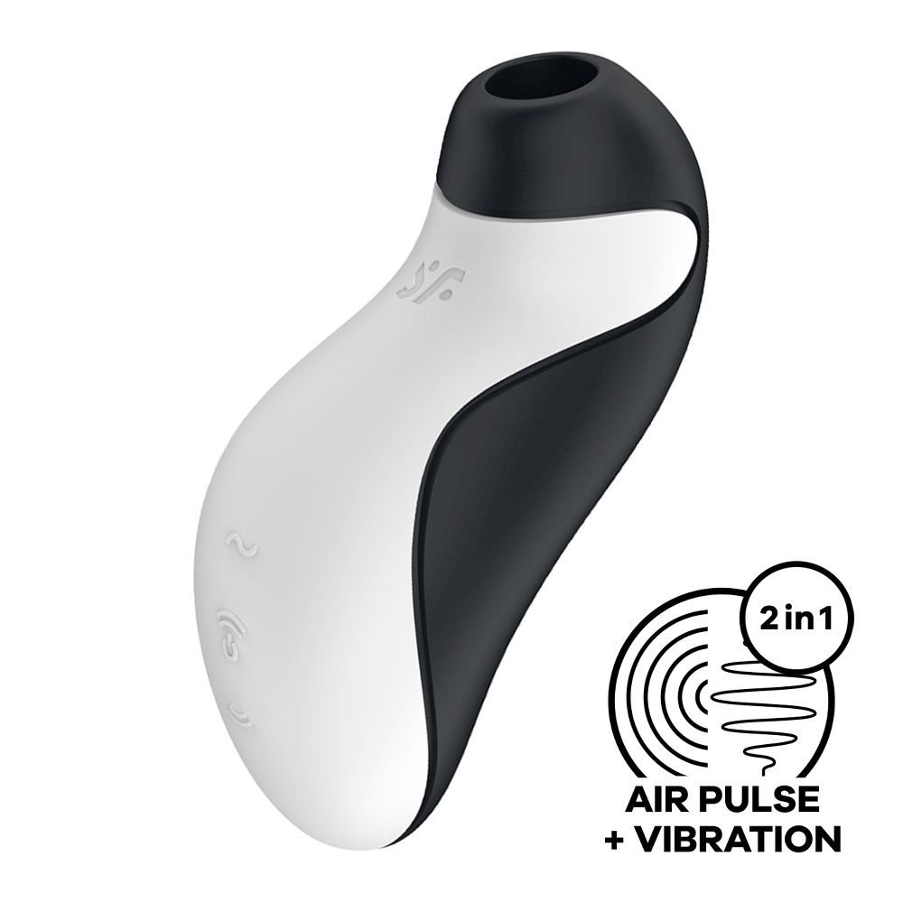 Stimulateur de clitoris ORCA USB Satisfyer Couleur : Noir/Blanc 1 Stimulateur de clitoris ORCA USB Satisfyer Couleur : Noir/Blanc