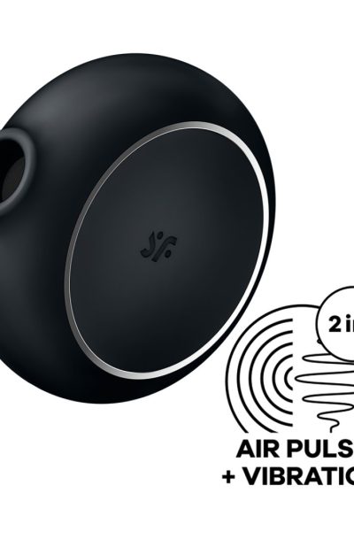 Stimulateur clitoridien par air pulsé et vibration USB Pro To Go 3 Satisfyer Couleur : Noir