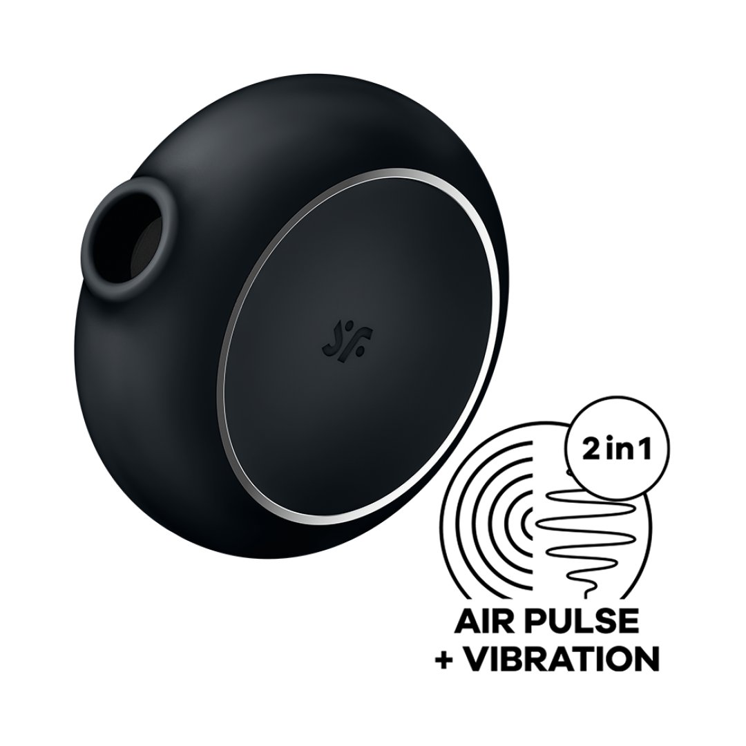 Stimulateur clitoridien par air pulsé et vibration USB Pro To Go 3 Satisfyer Couleur : Noir 1 Stimulateur clitoridien par air pulsé et vibration USB Pro To Go 3 Satisfyer Couleur : Noir
