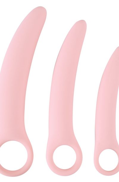 Kit d'entrainement pour l'auto-traitement en douceur du vaginisme Couleur : Rose