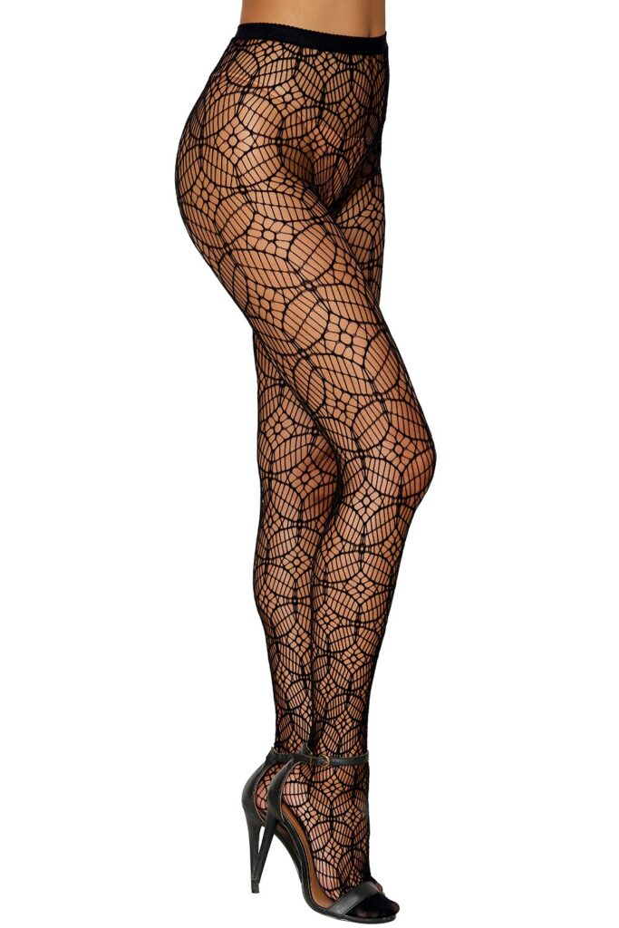 Accueil 10 Collant fantaisie losange Taille : Taille Unique - OS, Couleur : Noir