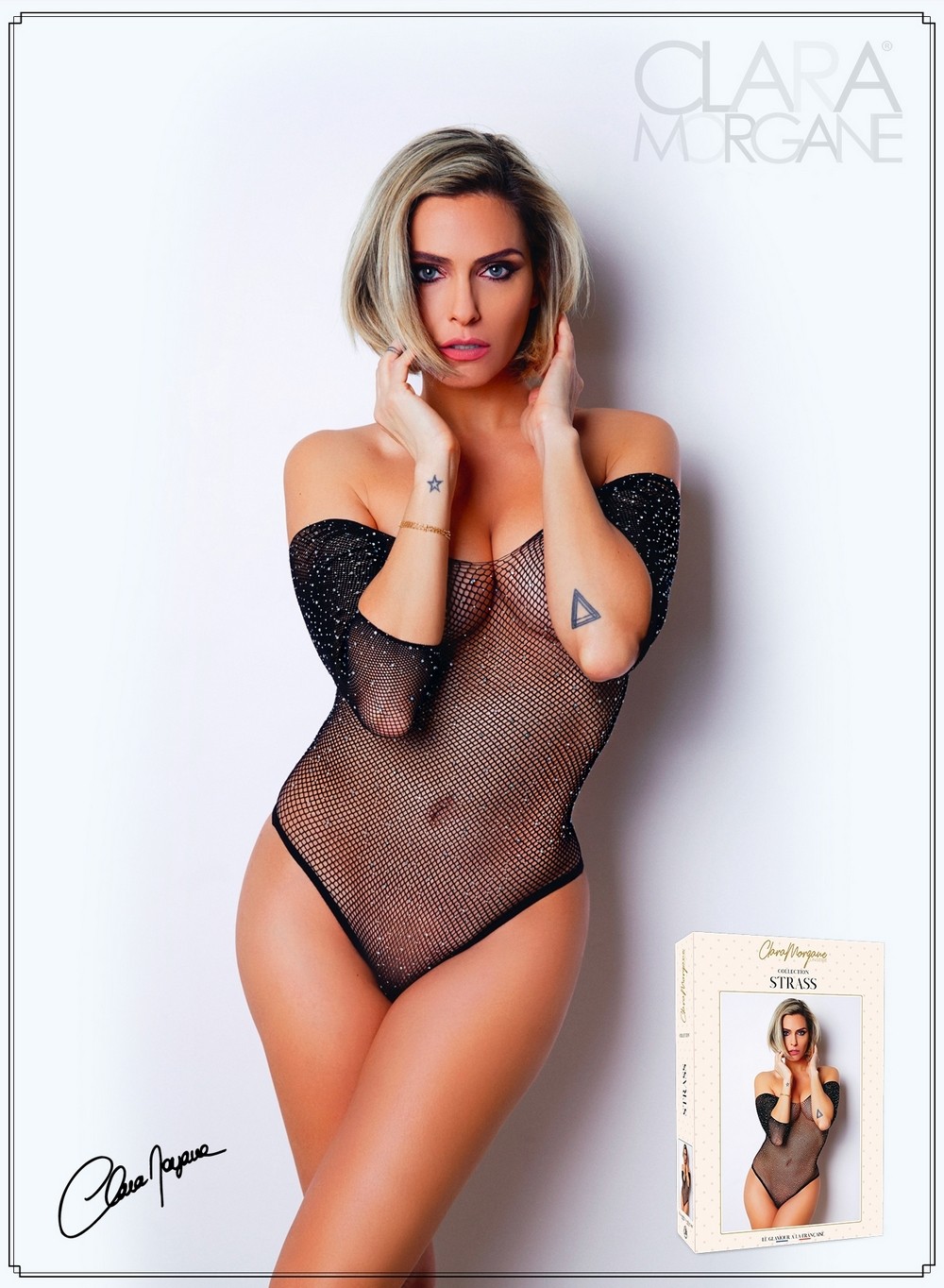 Body noir avec manches 3/4 - Le Numéro 2 - Collection Strass Taille : Taille Unique - OS, Couleur : Noir 1 Body noir avec manches 3/4 - Le Numéro 2 - Collection Strass Taille : Taille Unique - OS, Couleur : Noir