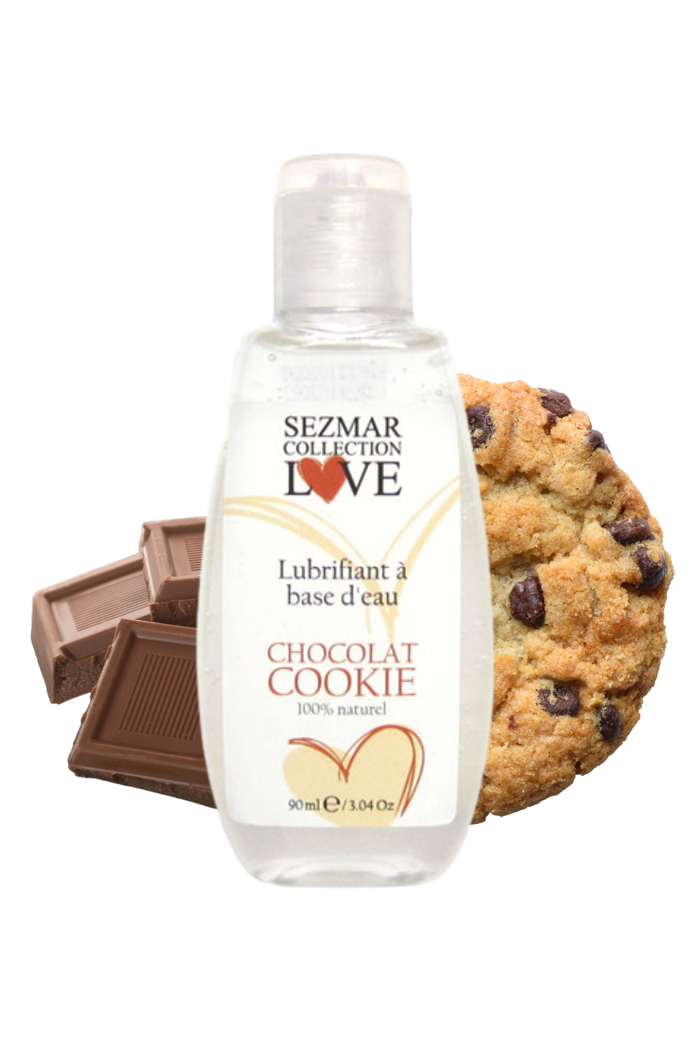 Lubrifiant à base d'eau 100% naturel Chocolat Cookie 90 ml Contenance : 90 ML, Parfum : Chocolat Cookie 1 Lubrifiant à base d'eau 100% naturel Chocolat Cookie 90 ml Contenance : 90 ML, Parfum : Chocolat Cookie