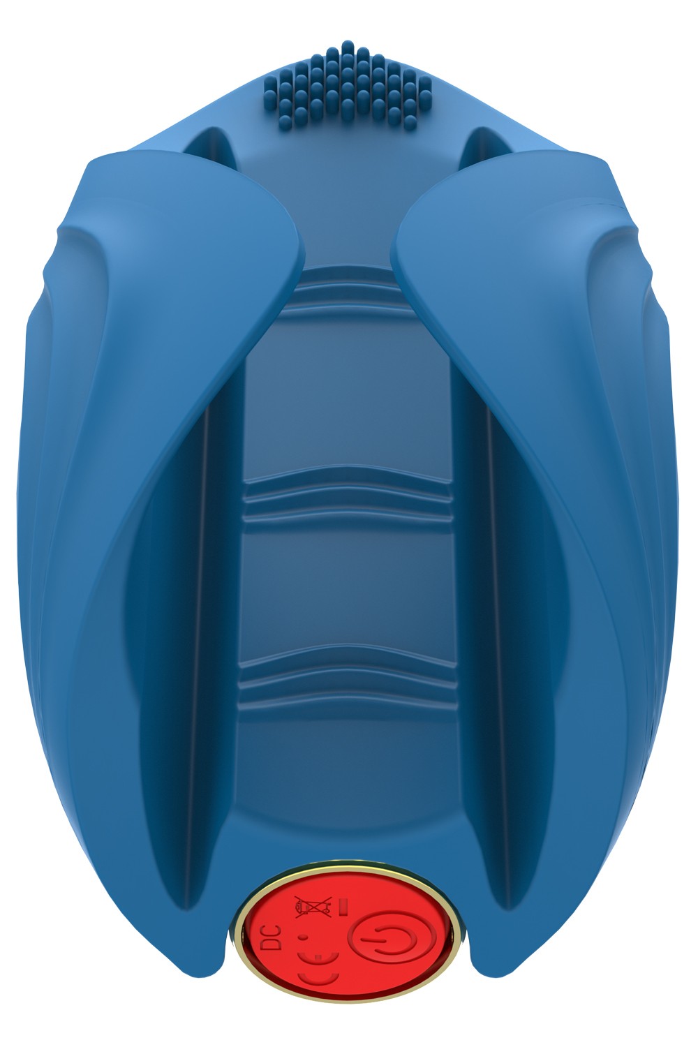 Masturbateur vibrant bleu en silicone, USB MILO Couleur : Bleu 1 Masturbateur vibrant bleu en silicone, USB MILO Couleur : Bleu