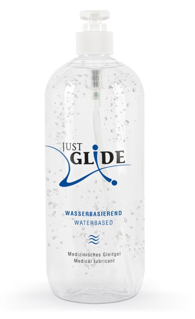 Accueil 19 Lubrifiant végétalien 1000ml à base d'eau Just Glide Contenance : 1000 ml