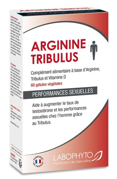 Arginine Tribulus performance sexuelle 60 gélules Contenance : 60 gélules