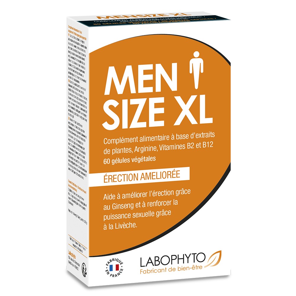 MenSize XL érection et taille 60 gélules Contenance : 60 gélules 1 MenSize XL érection et taille 60 gélules Contenance : 60 gélules