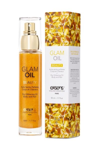 Huile sèche pailletée corps et cheveux 50ml Contenance : 50 ML